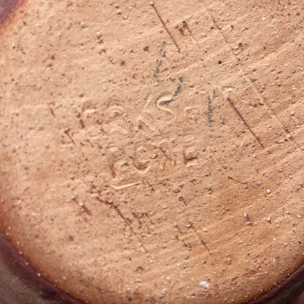 Navajo Redware Pottery Vase 4.75